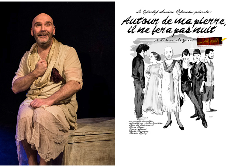 Photo et affiche: Autour de ma pierre il ne fera pas nuit